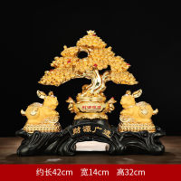 Golden Toad Lucky Tree ตกแต่งความมั่งคั่ง Source Guangjin Pachira Macrocarpa Money Tree หัตถกรรมห้องโถงห้องนั่งเล่นบริษัท Shop ของขวัญ