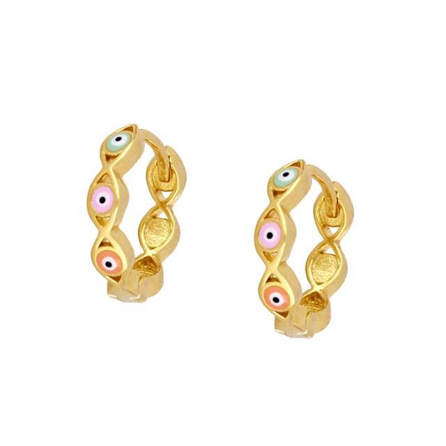 aide-925-sterling-silver-personalized-colorful-enamel-evil-eye-hoop-earrings-for-women-boho-versatile-huggie-earrings-jewelry