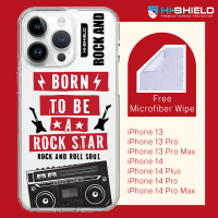 HI-SHIELD Stylish เคสใสกันกระแทก iPhone รุ่น Music2 [เคส iPhone14][เคส iPhone13]