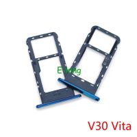 สำหรับ ZTE เบลด V30 V40ซิมช่องเสียบบัตร Vita ที่ใส่ถาดช่องเสียบซิมเครื่องอ่านการ์ด LKT37121อะไหล่ทดแทน