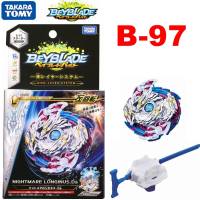 Free Shipping TAKARA TOMY JAPAN BEYBLADE BURST B-97 STARTER NIGHTMARE LONGINUS .Ds LAUNCHER for Childrens Toys