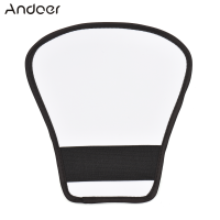 Andoer แบบพกพากล้องแฟลชสะท้อนแสง Speedlite Bounce Diffuser บอร์ดสีเงินและสีขาวสะท้อนแสงพื้นผิวเปลี่ยนสำหรับ Canon Nikon Sony Godox Yongnuo-กล้องแฟลช