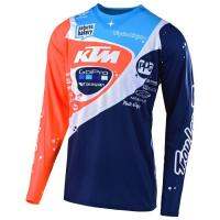 TLD ผู้ชายวิบากขี่จักรยานย์ SE Pro KTM ดาวเนปจูนดาวน์ฮิลล์ MTB รถจักรยานยนต์เสื้อยืด