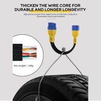 AUTOOL รถ 20cm การขึ้นรูป OBD ขยายสายเคเบิ้ล (เข้ากันได้สำหรับ ELM327 OBD2) อัตโนมัติ 16Pin ที่เพิ่มขึ้นที่มีความยืดหยุ่นขยายชายกับหญิงเคเบิ้ล, รถยนต์ OBD2 วินิจฉัยเชื่อมต่ออะแดปเตอร์สาย, ยานพาหนะเครื่องยนต์ความผิดวินิจฉัย EOBD สแกนเนอร์ขยา