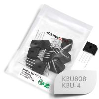 10 ชิ้น KBU808 ไดโอดวงจรเรียงกระแสสะพาน 8A 800V KBU-4 SIP-4 เฟสเดียวเต็มคลื่น 8 แอมป์ 800 โวลต์ KBU 808 ซิลิคอน