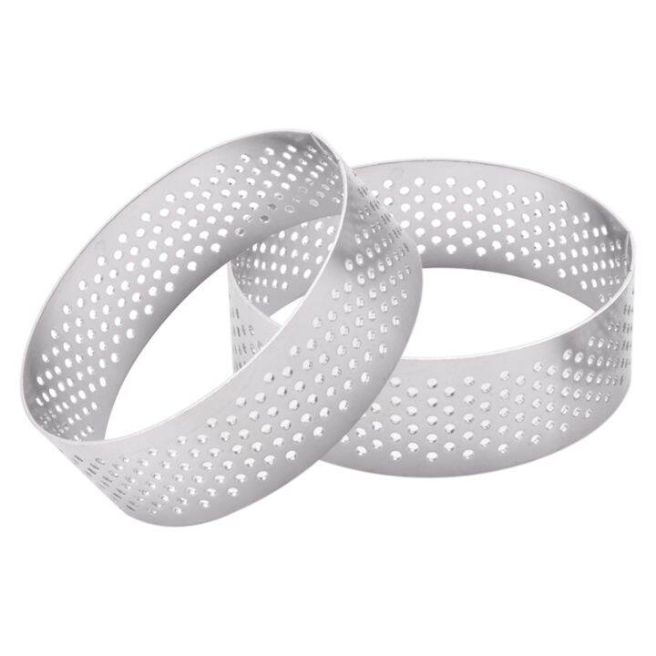 8pcs-stainless-steel-tart-ring-heat-resistant-perforated-cake-mousse-ring-round-double-rolled-tart-ring-metal-mold