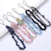 2022 Charm Bohemian Summer Phone Chain Handmade Gravel Bead Phone Lanyard Fashion Anti-Lost Lanyard For Women Jewelry Accessorie