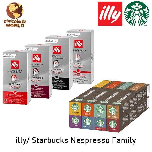 coffee Starbucks®illy Full Range Coffee Capsules by Nespresso® Lazada