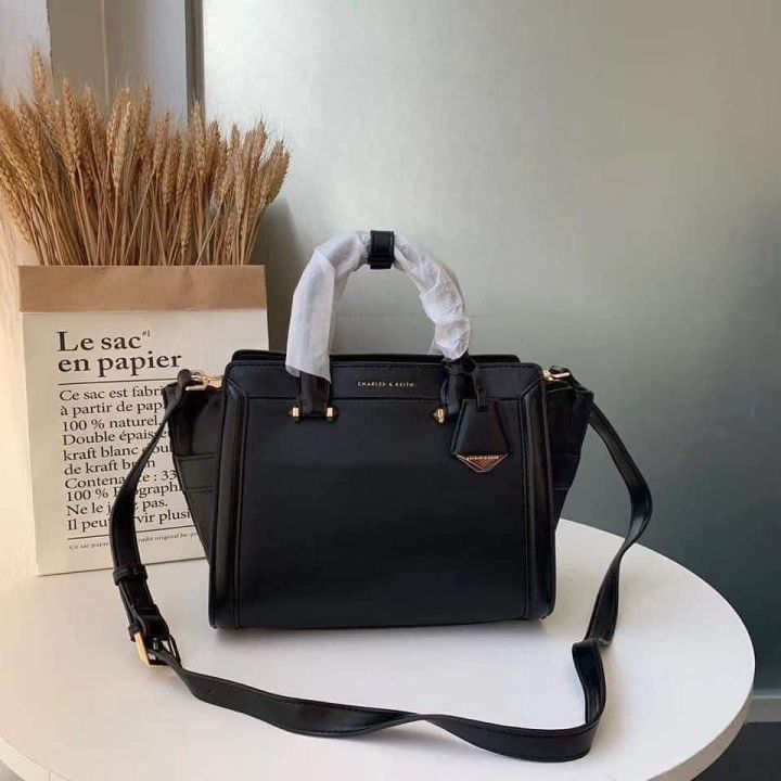 CHARLES KEITH Trapeze Top Handle City Bag