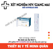 Bộ test xét nghiệm HIV và giang mai - SD bioline HIV Syphilis Duo