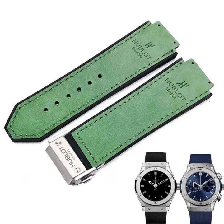 july-suitable-for-hengbao-big-bang-high-quality-rubber-watch-strap-25x19mm-mens-fashion-matte-leather