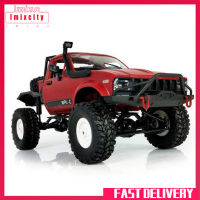 Imixcity WPL รถบรรทุกไฟฟ้า RC รถออฟโรดรถบังคับวิทยุ C14 2CH 4WD เด็ก2.4กรัมรถบังคับวิทยุรถออฟโรดความเร็วสูงสุด15กม./ชม. รถของเล่นการแข่งรถแข่งขนาดจิ๋ว