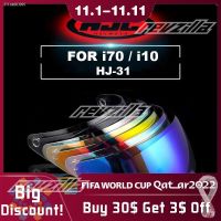 ✕♛ HJ-31 Helmet Lens for HJC i70 Visor Full Face Helmet Motorcycle Accessories Capacete HJC i70 i10 Anti-UV Casco Moto Shield Lens