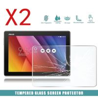 [HOT DOLXIOWEOH 539] 2Pcs แท็บเล็ตกระจกนิรภัยป้องกันหน้าจอสำหรับ Asus ZenPad 10 Z300 Z300C Z300CL Z300CG Z300CNL Z300CNG ฟิล์ม