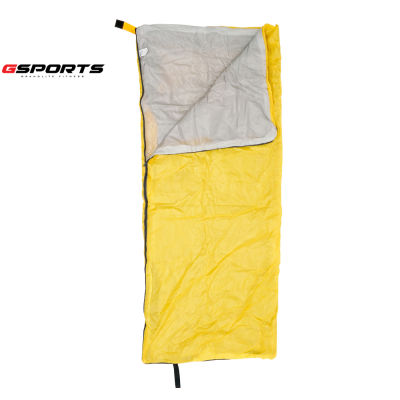 GSports รุ่น GS-93014 ถุงนอนรุ่น 160g ถุงนอนผ้านุ่ม สีเหลือง Sleeping Bag (Yellow)