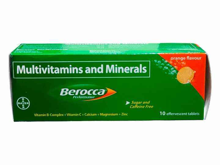 BEROCCA Multivitamins and Minerals Orange Flavor 10 Effervescent