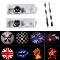 For MINI Cooper Car Logo Door Light Led Projector Welcome Lamp Decorative Light for One S R55 R56 R60 F55 F56 Countryman Clubman