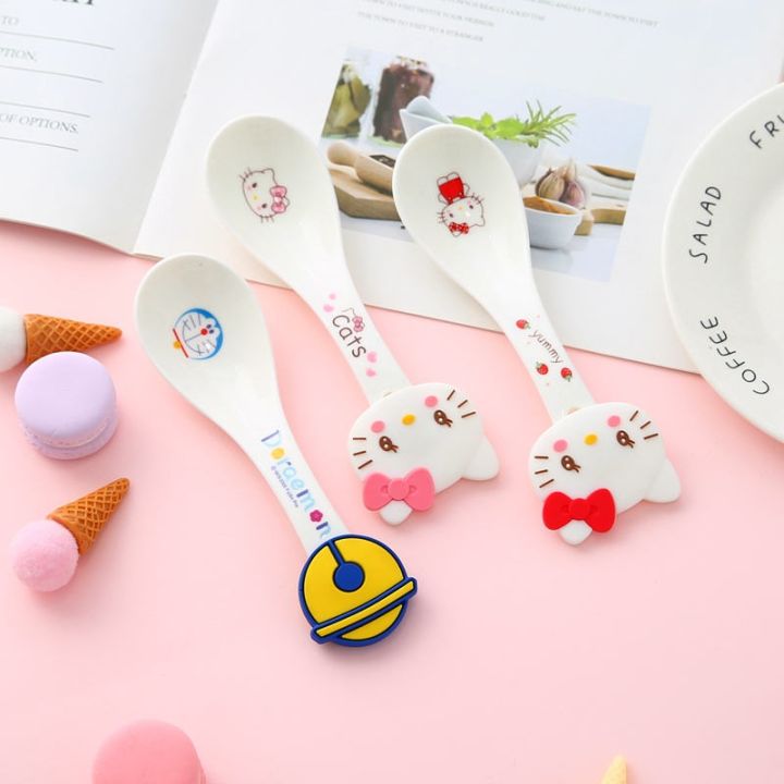 spoon-ceramic-household-creative-cartoon-cute-girl-heart-children-eat-and-drink-soup-small-porcelain-dessert