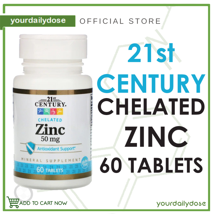 21st Century Zinc Citrate Tablet 50 Mg 60 Tablets Lazada Ph 1966