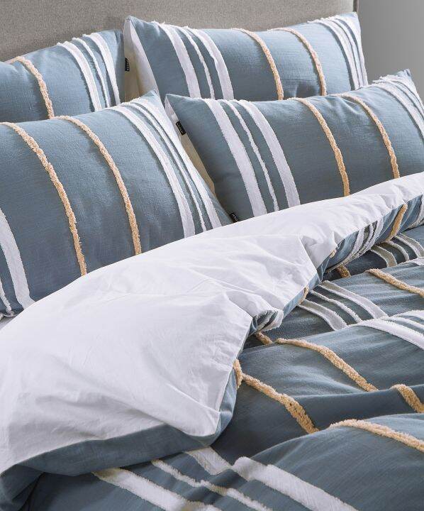 HOOGA Blair Quilt Cover Set Lazada