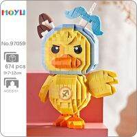 Moyu 97059 Zodiac Sagittarius Duck Animal Constellation Pet Doll DIY Mini Diamond Blocks Bricks Building Toy for Children no Box