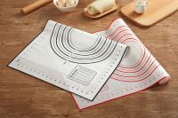 Silicone Baking Mats Sheet Pizza Dough Non-Stick Maker Holder Pastry Kitchen Gadgets Cooking Tools Utensils Bakeware Accessories Bread  Cake Cookie Ac