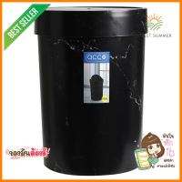 ถังขยะกลมฝาสวิง ACCO MIDNIGHT ขนาด 15.5L หินอ่อนสีดำROUND DUSTBIN SWING ACCO MIDNIGHT 15.5L BLACK MARBLE **มีบริการชำระเงินปลายทาง**