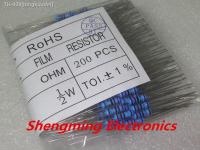 ♠ 200pcs 1/2W 0.5W 1R 1M 1 Metal film resistor series 10R 100R 220R 1K 1.5K 2.2K 4.7K 10K 22K 47K 100K 100 220 1K5 2K2 4K7 ohm