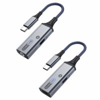 แจ็คระบบเสียงโทรศัพท์เคลื่อนที่ BEAP USB C ถึง3.5Mm หูฟังอะแดปเตอร์เสียบหูฟังอะแดปเตอร์60W สายชาร์จเร็ว Type C ถึง3.5Mm แจ็คอะแดปเตอร์ชาร์จในรถยนต์ PD 3.0ชาร์จพอร์ต