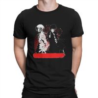 Camiseta de algodón puro para hombre, camisa divertida de manga corta con cuello redondo, Polka de basura, Psycho-Pass, koungami, Shinya, sunemori, Akane