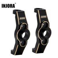 INJORA 4g Black Coating Brass Caster Blocks C-hubs for 1/18 RC Crawler TRX4M Upgrade Parts (4M-05)