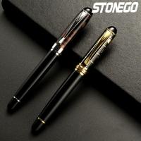 STONEGO Metal acrylic business office student fountain pen with gold nib Upscale Business Office School Stationery  Pens