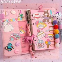 Bullet Lined Journal Sketchbook Pocket Planner Girls A6 Diary Cute Notepads Stationery Notebooks Journals School Office Supplies Note Books Pads