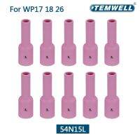 Temwell หัวฉีดอลูมินา54n18l 54n17l 54n16l 54n14l ขนาด76มม. 10ชิ้นสำหรับวัสดุสิ้นเปลือง18 26อุปกรณ์เสริมสำหรับงานเชื่อม