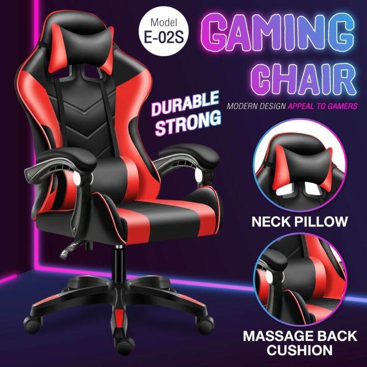 Gaming Chair Ergonomic Computer, Executive Heavy Duty Height Adjustable