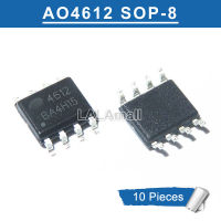 10Pcs AO4612 SOP8 4612 SOP-8 SMD -60V/-3.2A N + P ช่อง MOSFET ใหม่เดิม