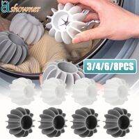 1/2/3/4/6PCS Reusable Silicone Hair Catcher Washing Machine Anti-tangle Household Cleaning