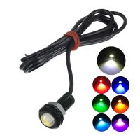 1pc 18mm Car Eagle Eye Waterproof Led Car Light 12V Spare Reversing Parking Camera Signal Car DRL Lamp Car Styling Signal Lamp