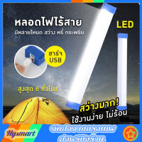 หลอดไฟ LED ไร้สาย พกพา ไฟฉุกเฉิน 3โหมด 100W/80W/60W/30W/ ไฟฉุกเฉิน LED ประหยัดพลังงาน หลอดไฟ ติดกำแพง หลอดไฟแขวน ชาร์จUSB LED Rechargeable Emergency Lightสำหรับเดิน