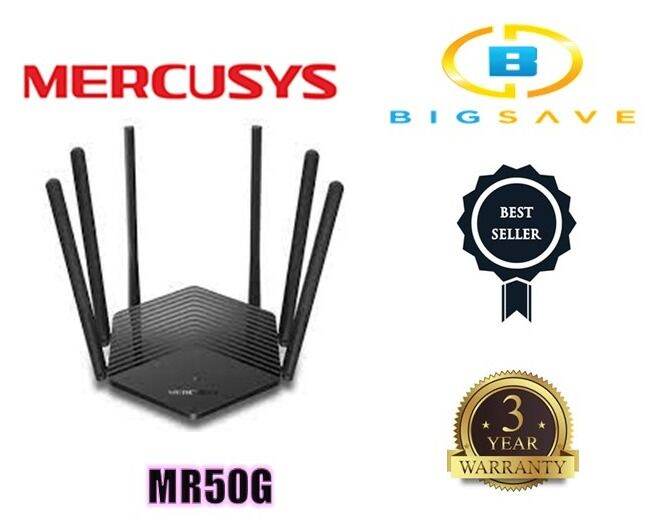 MERCUSYS MR50G AC1900 WIRELESS DUAL BAND GIGABIT ROUTER | Lazada