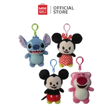 2023 New Miniso Disney Stitch Plush Doll Key Chains Pendant