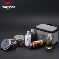 【CC】 Naturehike Outdoor barbecue 6pcs cruets pouch set Spice Jar Seasoning Can 6pc/set