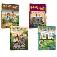 Original English magic on the map volume 4 jointly sold childrens bridge Chapter Book English extracurricular reading materials Courtney sheinmel