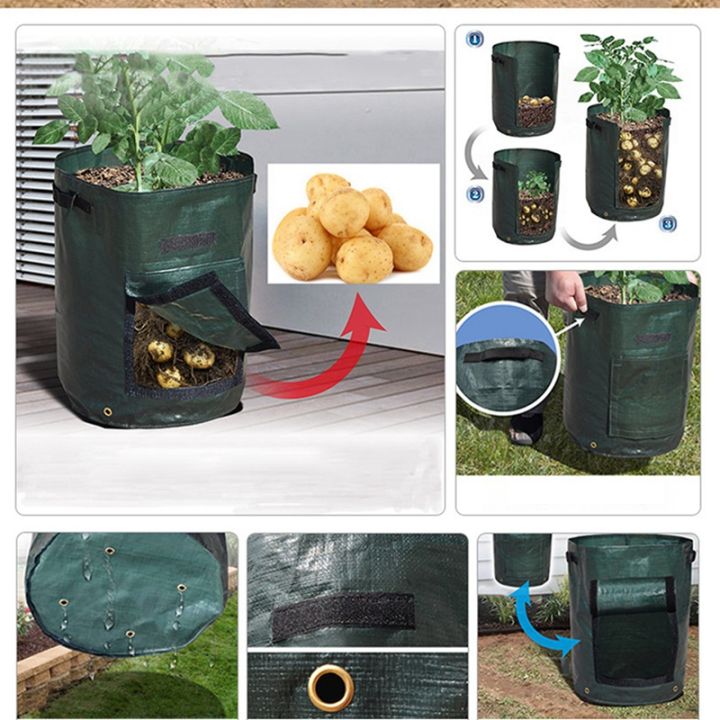 2-piece-potato-grow-bag-pe-vegetable-bag-garden-carrot-taro-peanut-growing-bag-grow-potatoes-with-handle-thickened