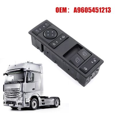 9605450813 Car Electric Power Window Control Switch Door Control Panel for Mercedes-Benz MP4 Truck 9605451213 9605450913