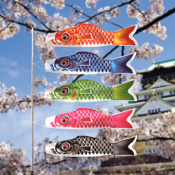 ธงปลาคาร์ฟ-ธงปลา-ธงสไตล์ญี่ปุ่น-ธงญี่ปุ่น-ธงตกแต่งร้าน-ธงปลาคาฟ