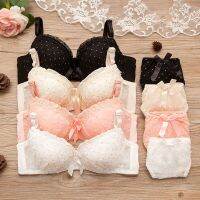 Teen Girls s and Panty Set Lace No Steel Ring Girl Set, Adjustable Sexy Girl Student Underwear Briefs ssiere 34 Cup2023