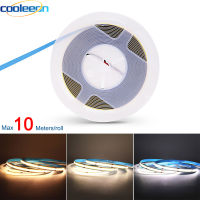 Flexible COB LED Strip Light 12V 24V 5m 10m Warm Natural Cold White 3000K 4000K 6000K RA 90 FOB LED Tape for Room Decor Lights