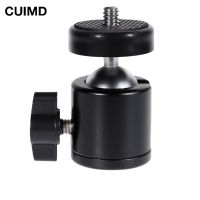 Universal Mini Tripod Ballhead Ball Head with 1/4" M4 Screw Adapter For Digital Camera DSLR Q29 II Selfie Sticks