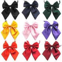 Women Tie Red Butterfly Women 39;s Bow Tie Black Knot Female Girl Student Hotel Clerk Waitress Neck Wear Ribbon Ties green